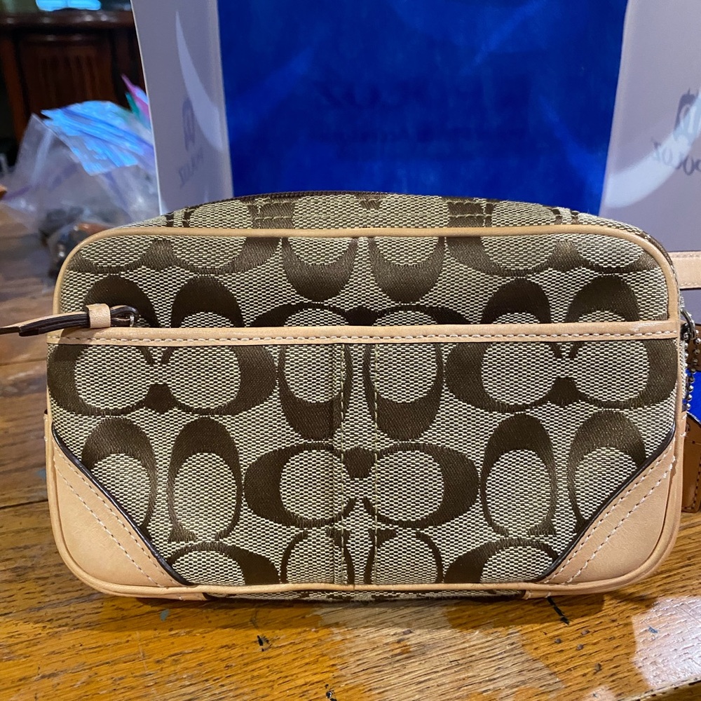 Coach Brown and Tan Fanny Pack